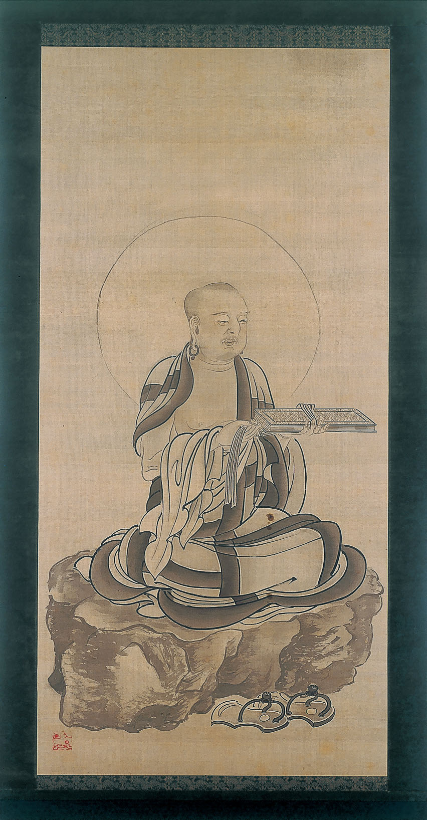 希少【谷文晁】木版画鑑定証 文化財 谷文晁作下絵寛政年間之刻　重要木版保存会 希少【谷文晁】木版画鑑定証 文化財 谷文晁作下絵寛政年間之刻