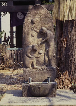 筑土八幡神社の庚申塔