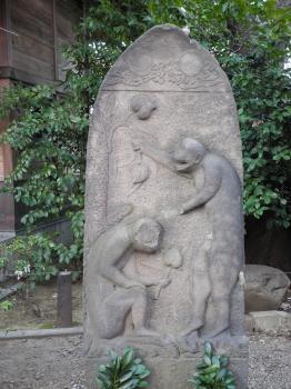 筑土八幡神社の庚申塔
