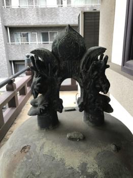 西應寺の梵鐘　龍頭