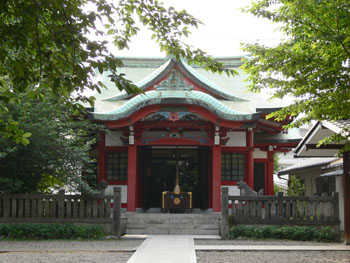 筑土八幡神社　社殿