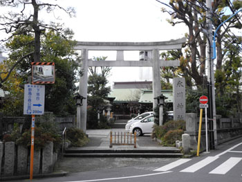 氷川神社　鳥居