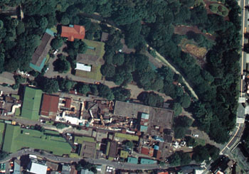 妙正寺川No.１遺跡１次調査　調査対象全景（解体工事前）