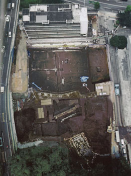 尾張徳川家下屋敷跡２次調査　調査区全景