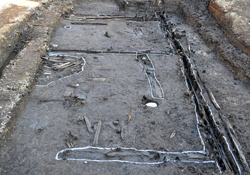 若葉三丁目遺跡３次調査　５面調査区東側遺構検出状況（西から）