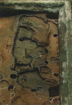 天龍寺跡１次調査　60号遺構（池跡）全景（西から）