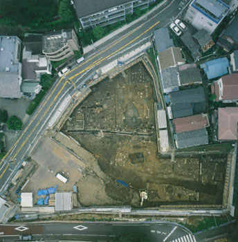 南元町遺跡　１次調査　調査区全景